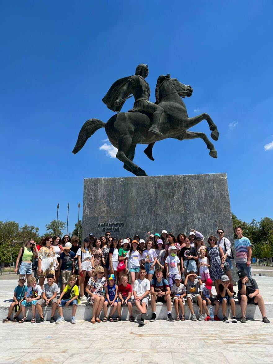 Καβάλα: Παιδιά από την Ουκρανία και την Ελλάδα μοιράζονται ξέγνοιαστες στιγμές σε κατασκήνωση