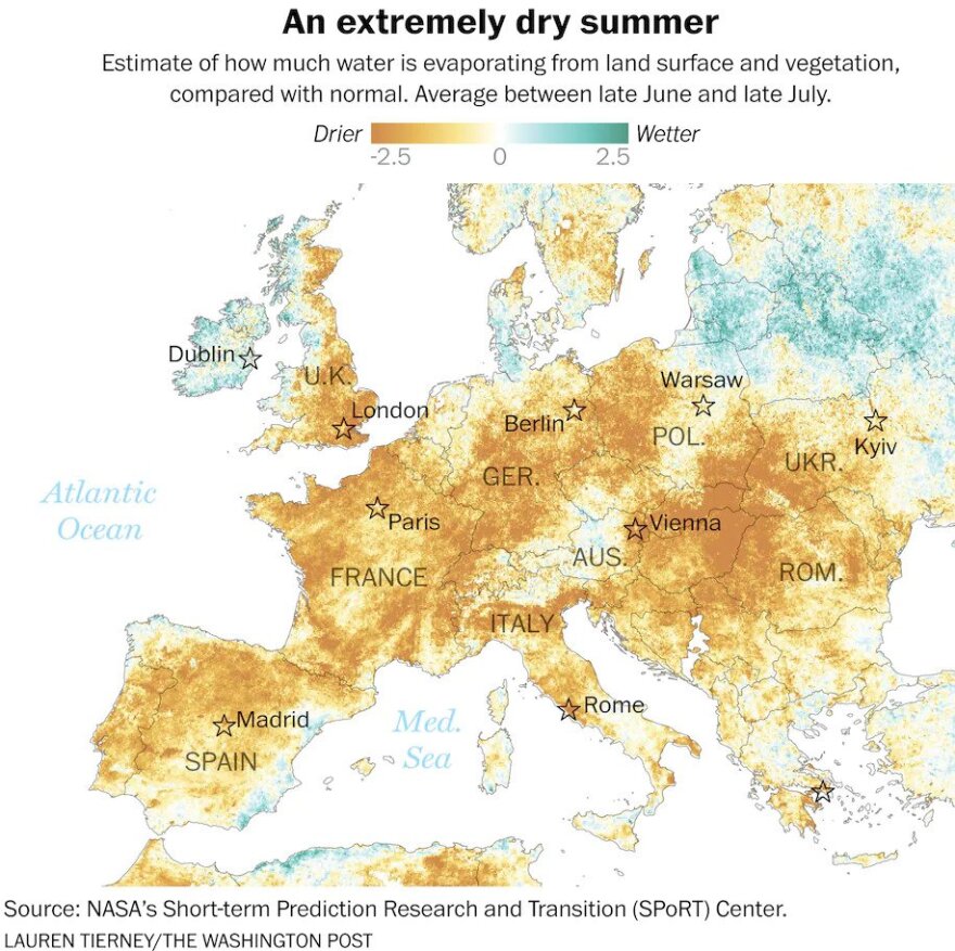 Βρετανία: Κήρυξε επίσημα κατάσταση ξηρασίας σε τμήματα της Αγγλίας