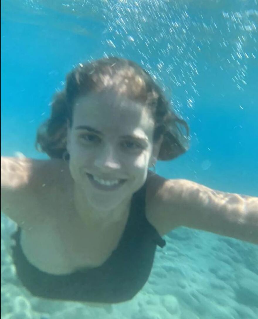 Δανάη Μιχαλάκη: Οι φωτογραφίες κάτω από τη θάλασσα