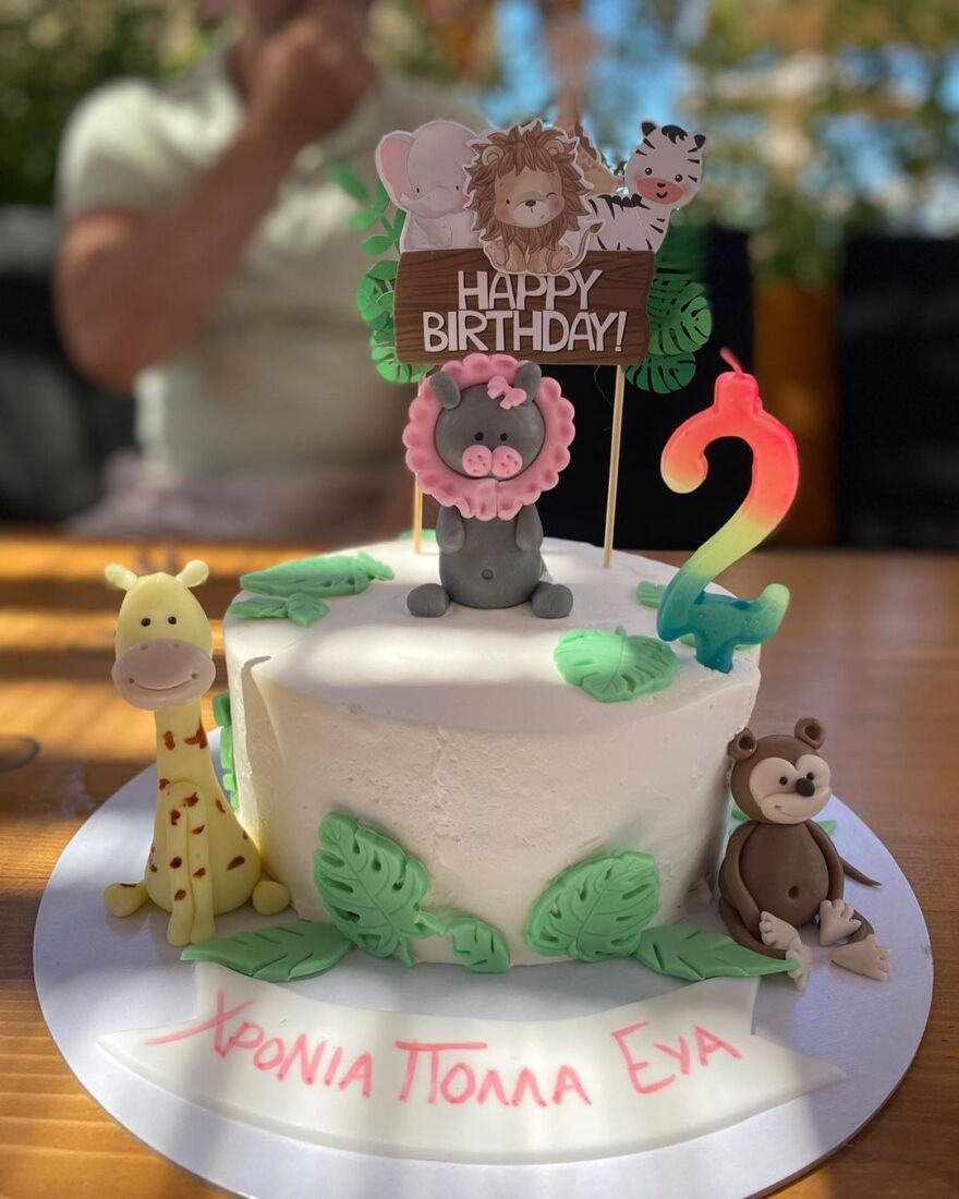 Η Ευγενία Δημητροπούλου γιορτάζει τα γενέθλια της κόρης της