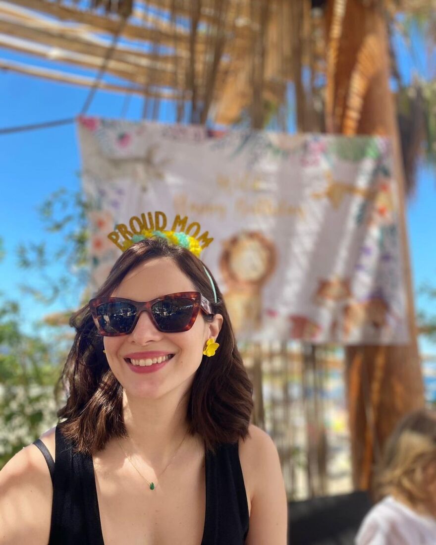 Η Ευγενία Δημητροπούλου γιορτάζει τα γενέθλια της κόρης της