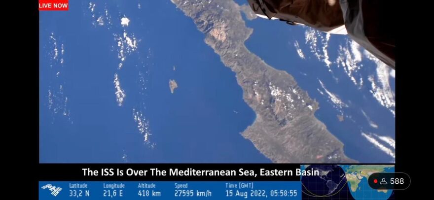 Ο Διεθνής Διαστημικός Σταθμός πάνω από την Κρήτη - Δείτε εικόνες