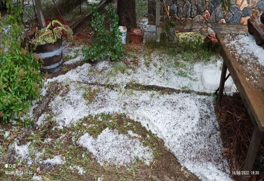 Καταιγίδα και χαλάζι στη Μακεδονία, ζέστη στην υπόλοιπη Ελλάδα