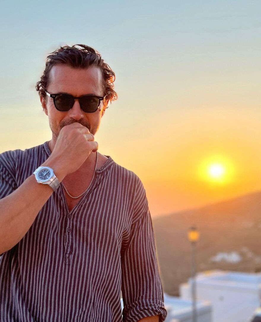 Ο Γουίλιαμ Αμπαντί κάνει διακοπές στη Μύκονο