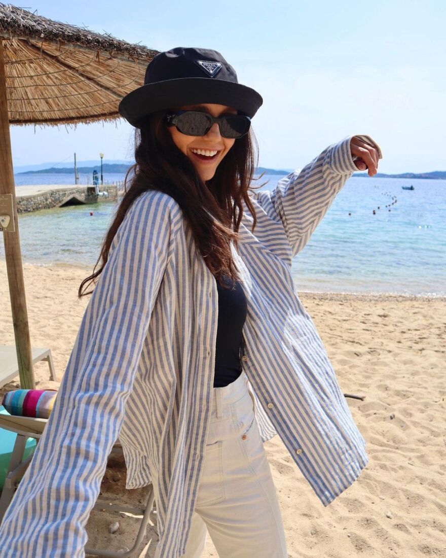 Νίνα Ντόμπρεβ: Για διακοπές στη Χαλκιδική, μετά το «Bricklayer»