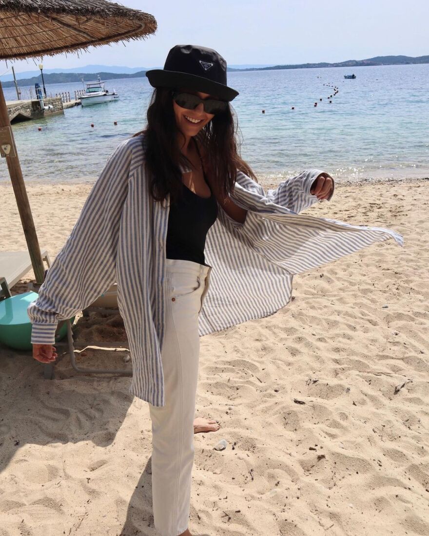 Νίνα Ντόμπρεβ: Για διακοπές στη Χαλκιδική, μετά το «Bricklayer»