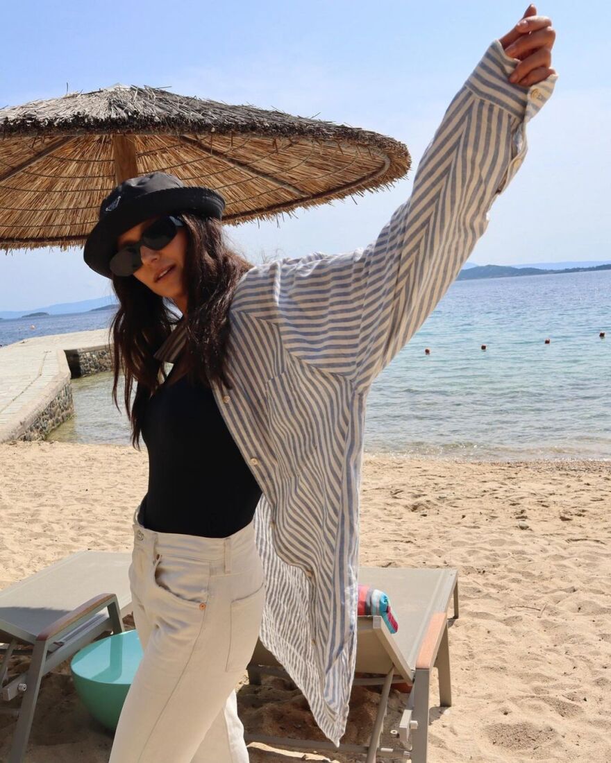 Νίνα Ντόμπρεβ: Για διακοπές στη Χαλκιδική, μετά το «Bricklayer»