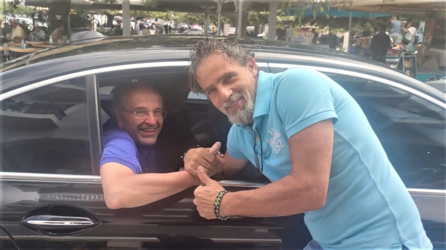 Στην Πύλο ο Πρέσβης των ΗΠΑ Τζορτζ Τσούνης - Συναντήθηκε με τον Αντώνη Σαμαρά