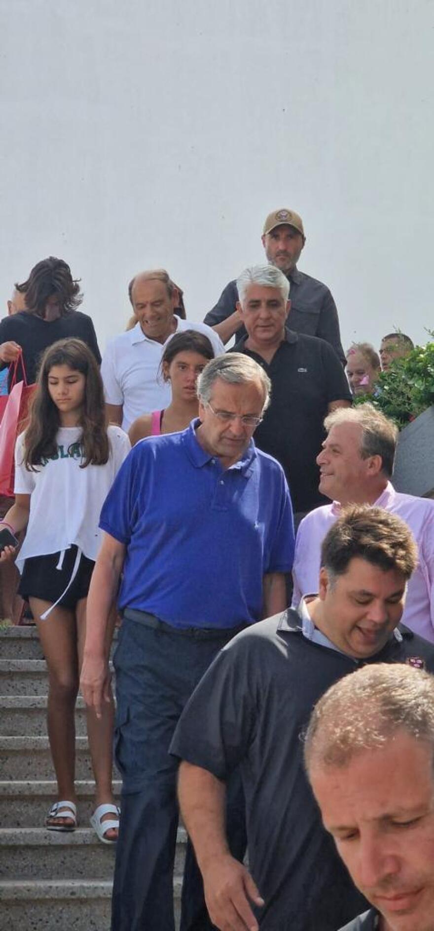 Στην Πύλο ο Πρέσβης των ΗΠΑ Τζορτζ Τσούνης - Συναντήθηκε με τον Αντώνη Σαμαρά