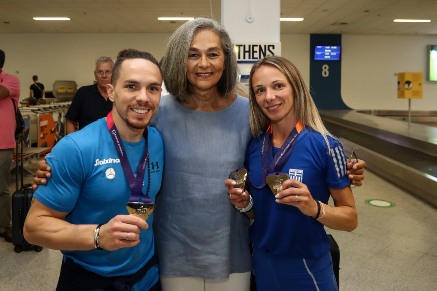 Επέστρεψαν στην Ελλάδα οι πρωταθλητές Ευρώπης Ντρισμπιώτη και Πετρούνιας