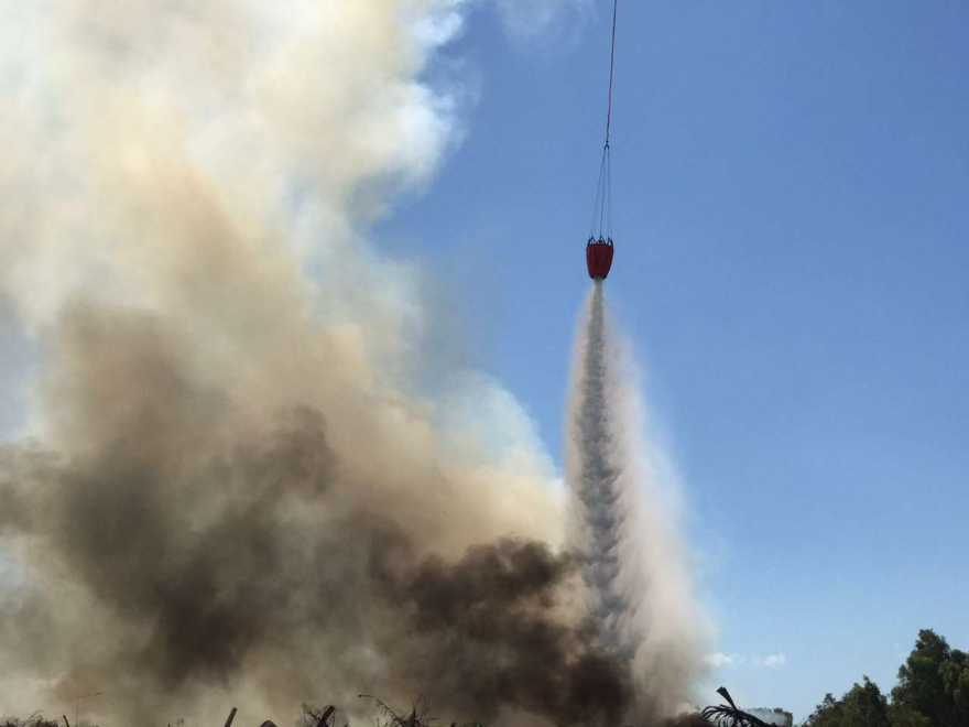 Φωτιά τώρα στη Λευκάδα: Πυρκαγιά στην παλιά χωματερή της Λευκάδας 