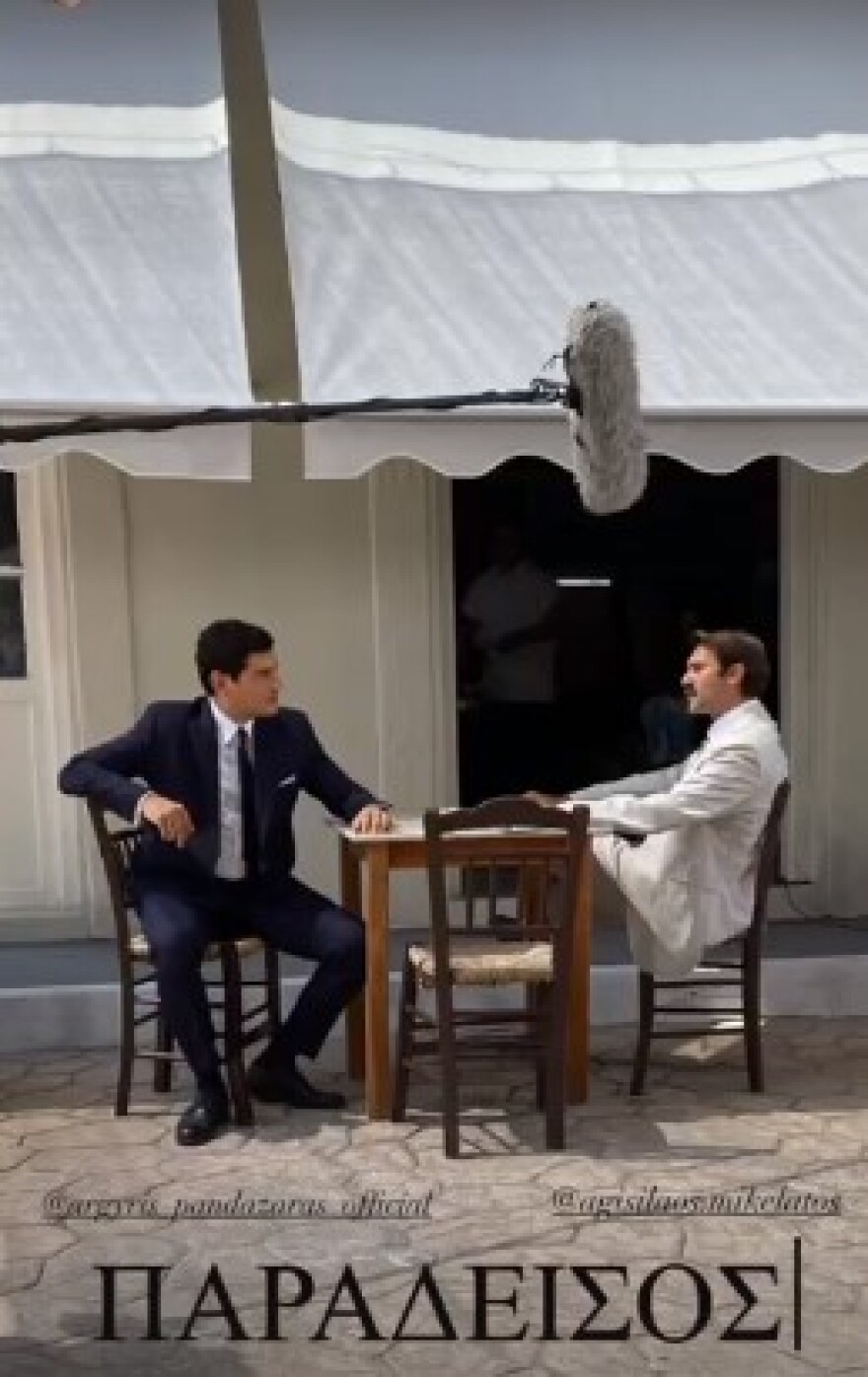 Αργύρης Πανταζάρας: Βackstage εικόνες από τα γυρίσματα της σειράς «Ο Παράδεισος των κυριών»