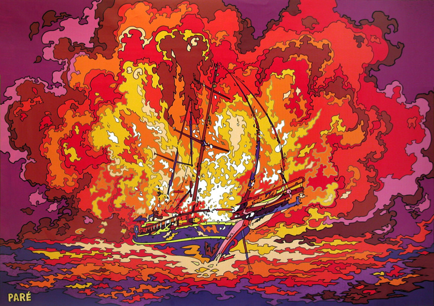 Ο Αργοσαρωνικός στην pop-art εκδοχή του Benoit Paré