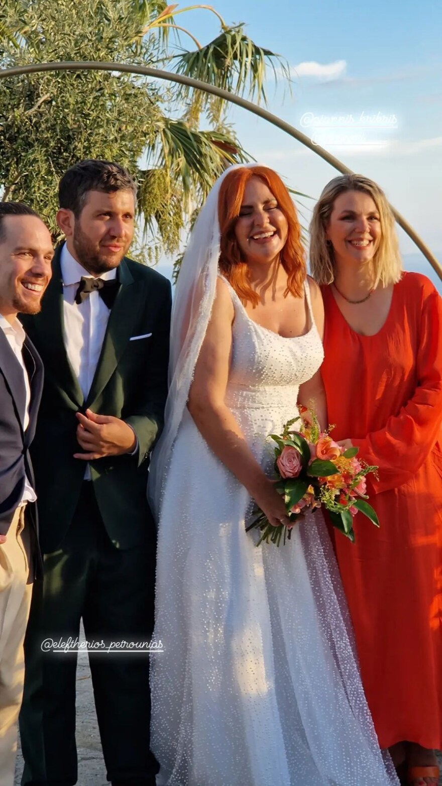 Ο Λευτέρης Πετρούνιας μετά το χρυσό στο Μόναχο έγινε κουμπάρος στην Πάτμο