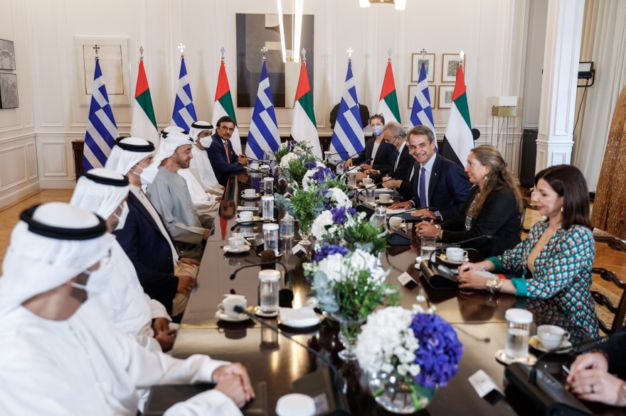 Μητσοτάκης: Υποδέχτηκε τον πρόεδρο των Εμιράτων - «Έχουμε κάνει πολλά, μπορούμε περισσότερα»