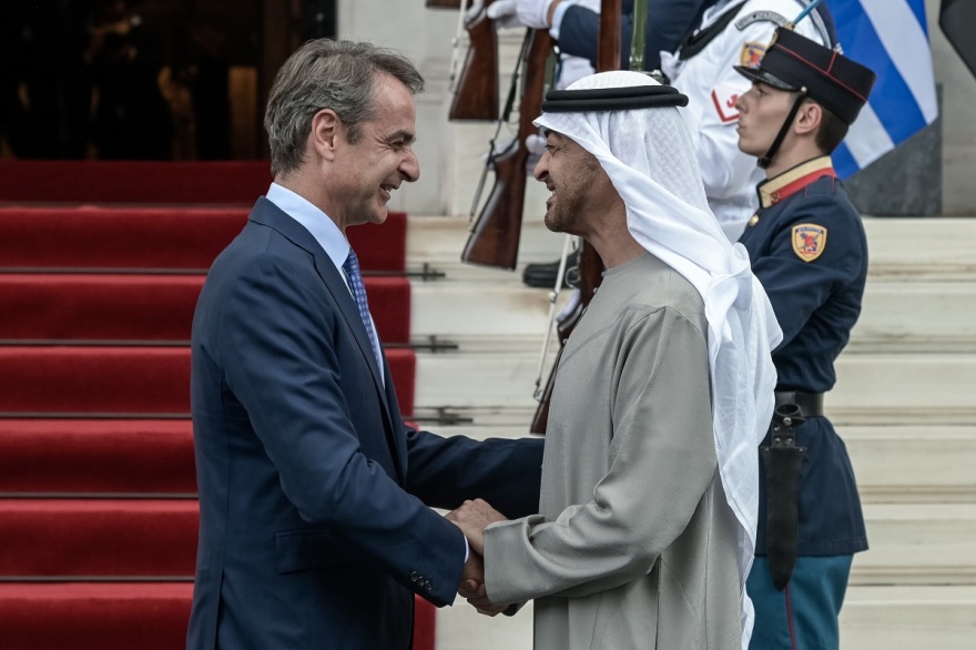 Μητσοτάκης: Υποδέχτηκε τον πρόεδρο των Εμιράτων - «Έχουμε κάνει πολλά, μπορούμε περισσότερα»