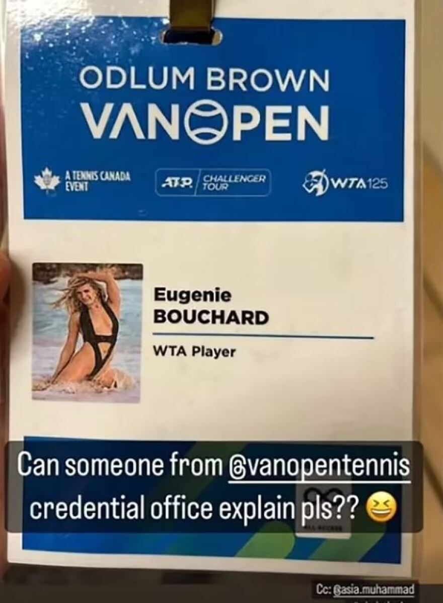 Μπουσάρντ: 'Εβαλαν φωτογραφία της με μαγιό σε διαπίστευση της για τουρνουά τένις 