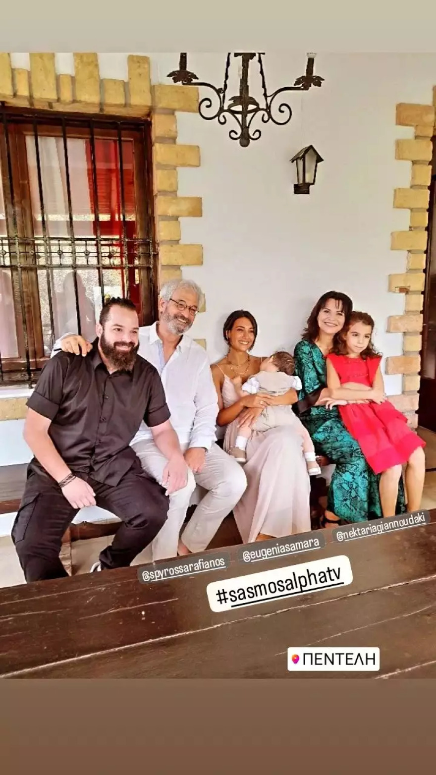 Σπύρος Σαραφιανός: Ο «Τάσος» του «Σασμού» βάφτισε τον γιο του  