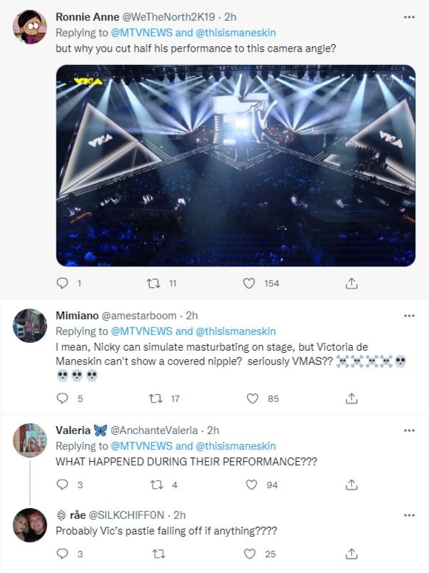 Τα VMAs «έκοψαν» τον Νταμιάνο Νταβίντ επειδή έδειξε τα οπίσθιά του