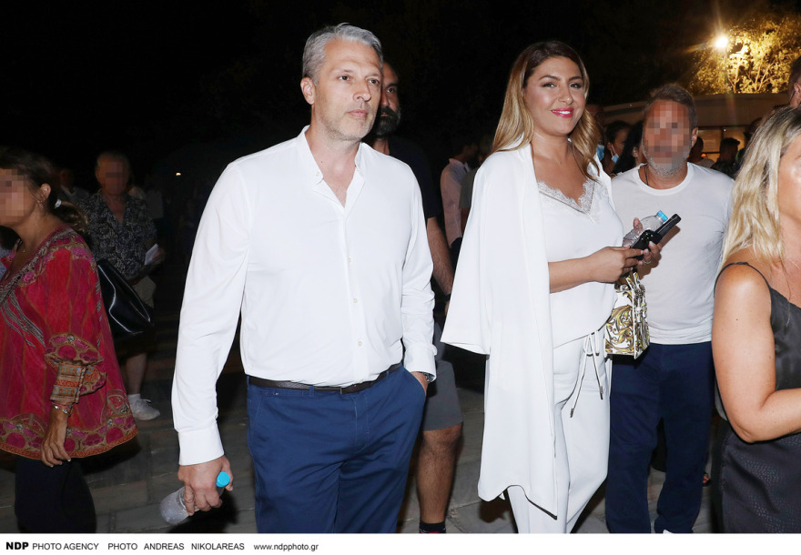 Έλενα Παπαρίζου και Ανδρέας Καψάλης στη συναυλία της Μαρινέλλας