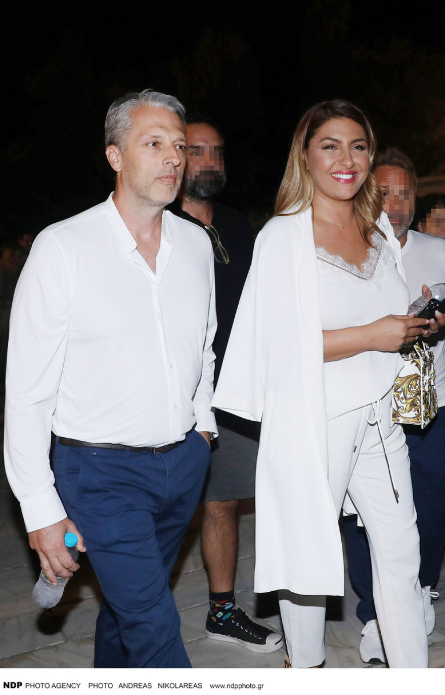 Έλενα Παπαρίζου και Ανδρέας Καψάλης στη συναυλία της Μαρινέλλας