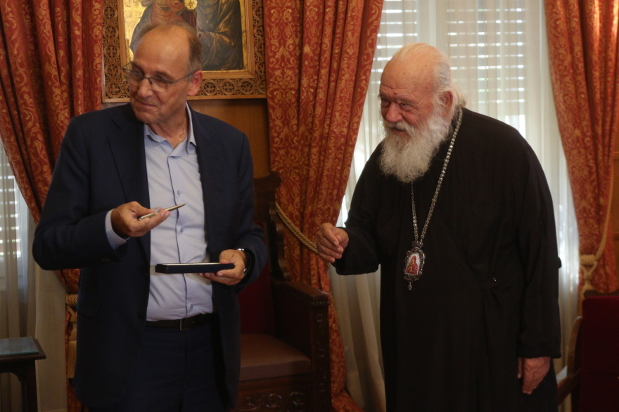   Εθνική Ανδρών: Η επίσκεψη στον Ιερώνυμο