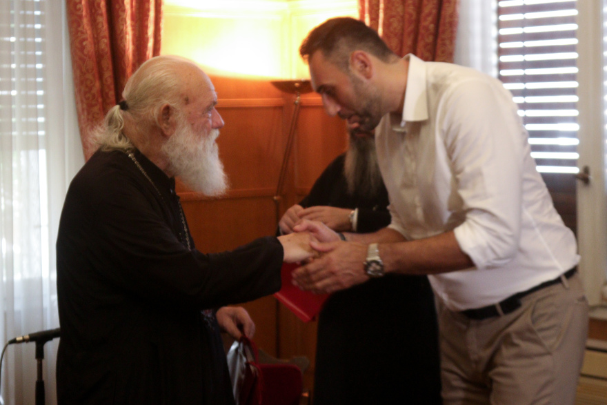   Εθνική Ανδρών: Η επίσκεψη στον Ιερώνυμο