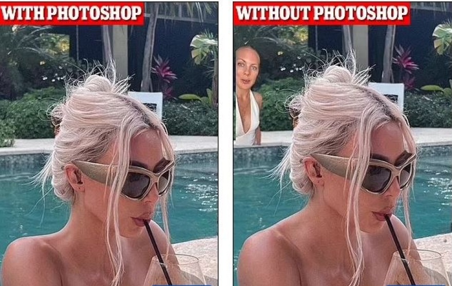 Η Κιμ Καρντάσιαν κάνει photoshop μέχρι και στον λαιμό