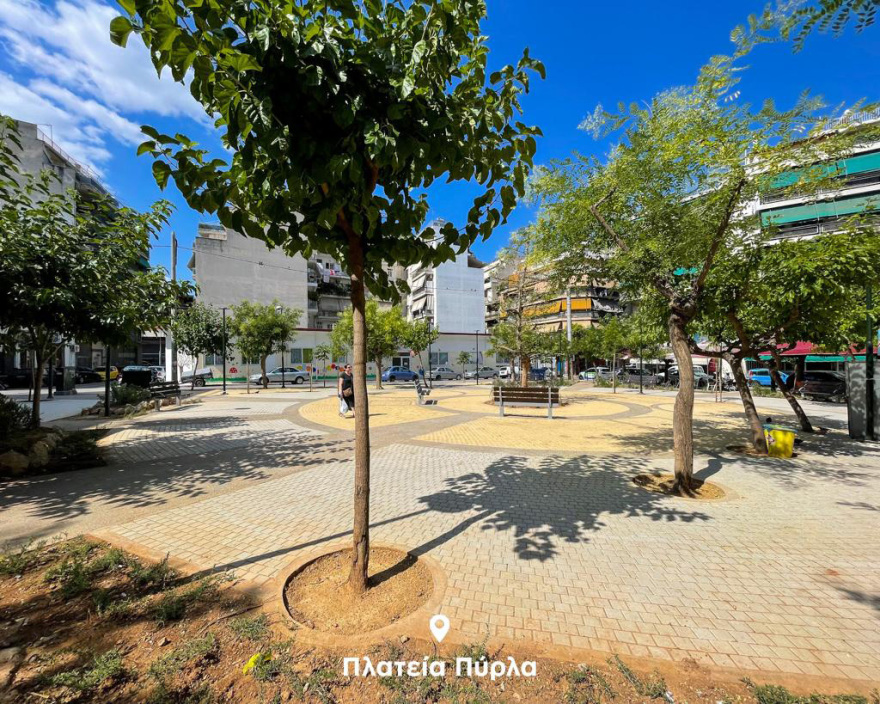 Δήμος Αθηναίων: Δεκαεννέα «πράσινες» αναπλάσεις μέσα στον Αύγουστο στις γειτονιές της πόλης