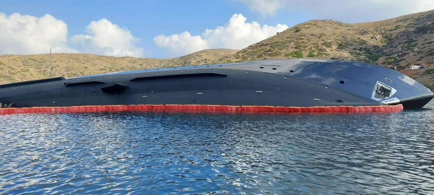 Κύθνος: Το σούπερ γιοτ «007» αξίας δεκάδων εκατομμυρίων έχει σχεδόν βυθιστεί - Δείτε νέα βίντεο
