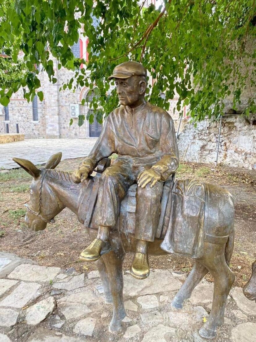 Έδεσσα: Γάϊδαρος έγινε άγαλμα και στη «Γαϊδουροχώρα» ως μάθημα συμπεριφοράς σε μαθητές 