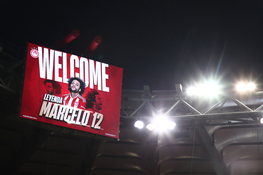 Βραζιλιάνικη φιέστα στο «Γ. Καραϊσκάκης» για την παρουσίαση του Μαρσέλο - Δείτε βίντεο και φωτογραφίες