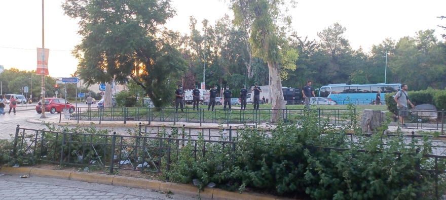 Συγκεντρώθηκαν ξανά φοιτητές στου Ζωγράφου - Διαμαρτύρονται για την πανεπιστημιακή αστυνομία