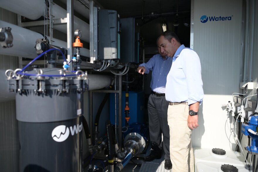 Καστελόριζο: Εγκαινιάστηκε η νέα μονάδα αφαλάτωσης