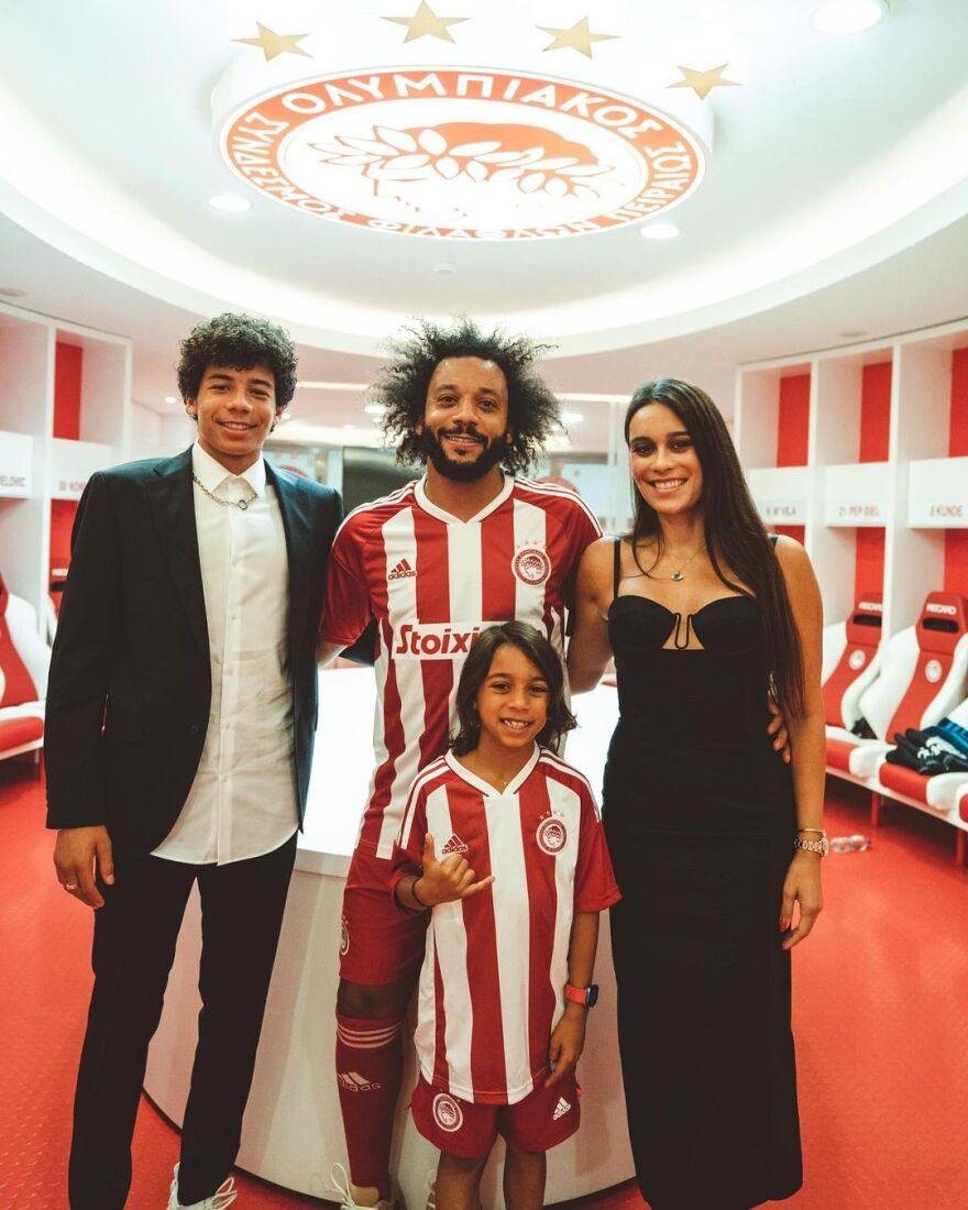 Μαρσέλο: «Ευχαριστώ Ελλάδα» έγραψε η σύζυγός του στα social media