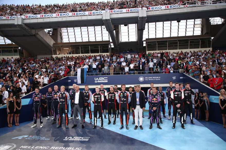 ΕΚΟ Ράλλυ Ακρόπολις 2022: Ταχύτερος ο Τιερί Νεβίλ στην υπερειδική του OAKA - Δείτε βίντεο και φωτογραφίες