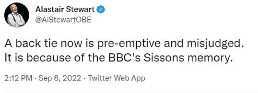 Βασίλισσα Ελισάβετ: Παρουσιαστής του BBC εμφανίστηκε με μαύρη γραβάτα και τον «έκραξαν»