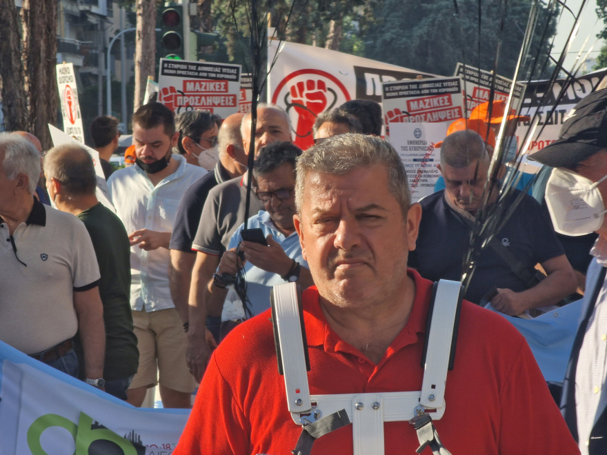 Θεσσαλονίκη: Πορεία διαμαρτυρίας από υγειονομικούς