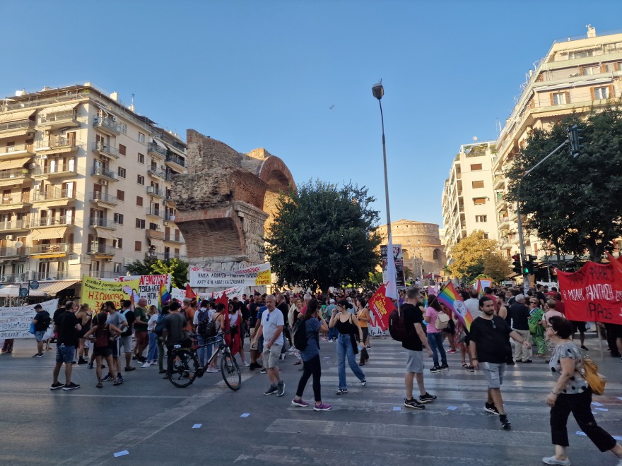 Ειρηνικές οι πορείες στη Θεσσαλονίκη - Έγιναν 4 προσαγωγές