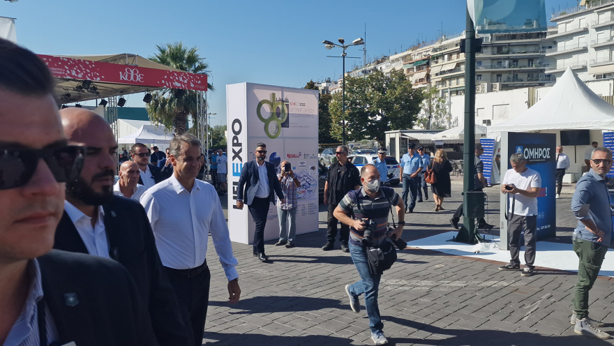 Στη ΔΕΘ έφτασε ο Κυριάκος Μητσοτάκης