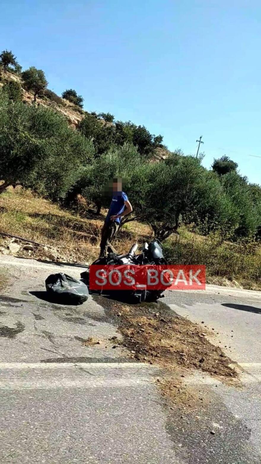 Κρήτη: Θανατηφόρο τροχαίο στο Ρέθυμνο - Νεκρός 62χρονος δικυκλιστής (φωτογραφίες)