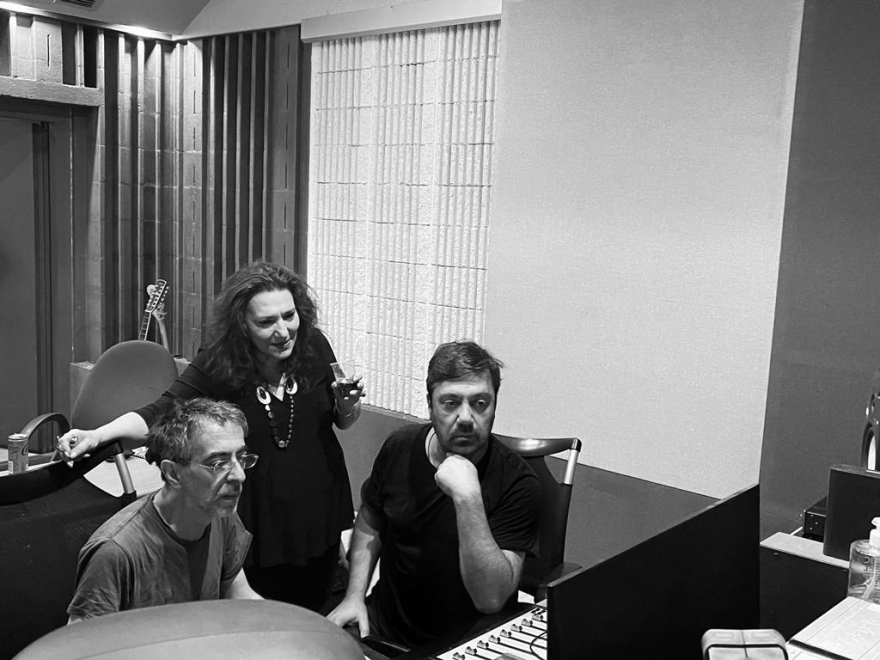 Μαύρο Ρόδο: Ο Γιώργος Θεοφάνους και η Ελένη Βιτάλη στο στούντιο για το τραγούδι της σειράς