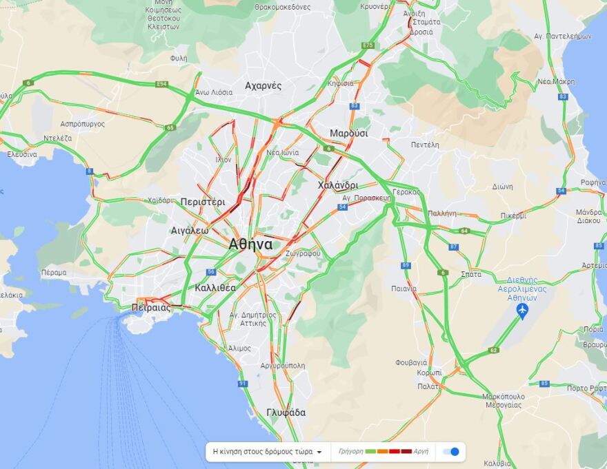 Κίνηση στους δρόμους: Στο «κόκκινο» η κίνηση στην Αθήνα - Ποιους δρόμους να αποφύγετε