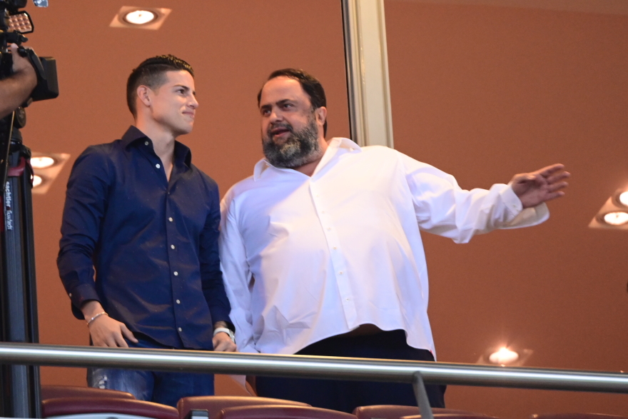 Ολυμπιακός: Ανακοίνωσε τον Χάμες Ροντρίγκες - Στο «Γ. Καραϊσκάκης» με τον Βαγγέλη Μαρινάκη ο Κολομβιανός