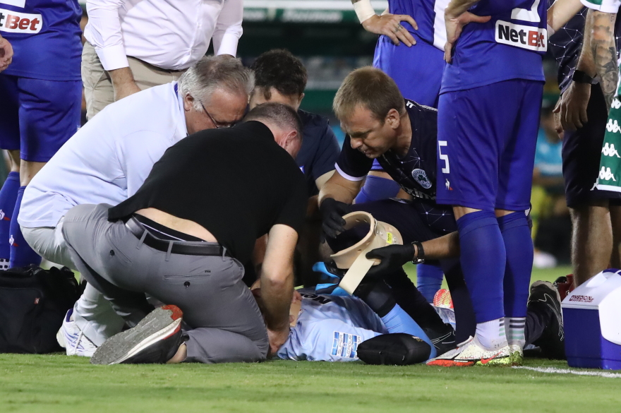 Παναθηναϊκός - ΠΑΣ Γιάννινα: Έχασε τις αισθήσεις του και μεταφέρθηκε στο νοσοκομείο ο Σούλης 