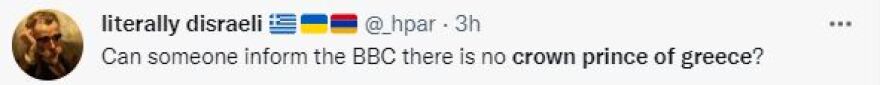 Γκάφα του BBC: Έγραψαν Πρίγκιπα διάδοχο της Ελλάδας τον Παύλο