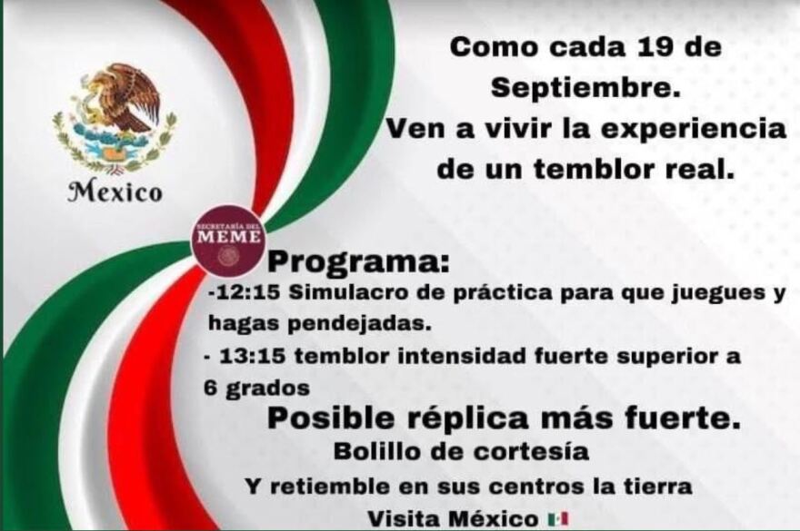 Σεισμός στο Μεξικό: Xρήστες των social media ξορκίζουν την «καταραμένη επέτειο» με αστεία memes