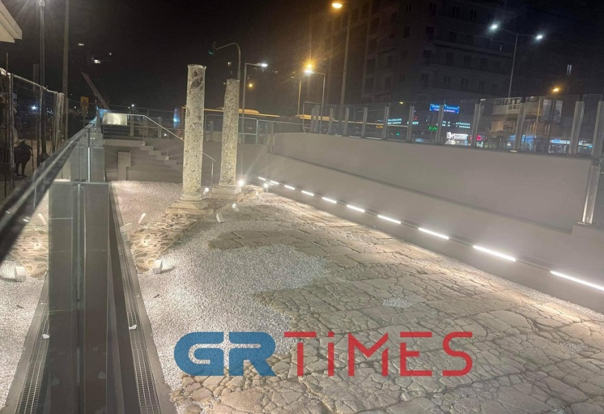 Φωταγωγήθηκαν τα πρώτα αρχαία εκθέματα του Μετρό Θεσσαλονίκης - Δείτε φωτογραφίες