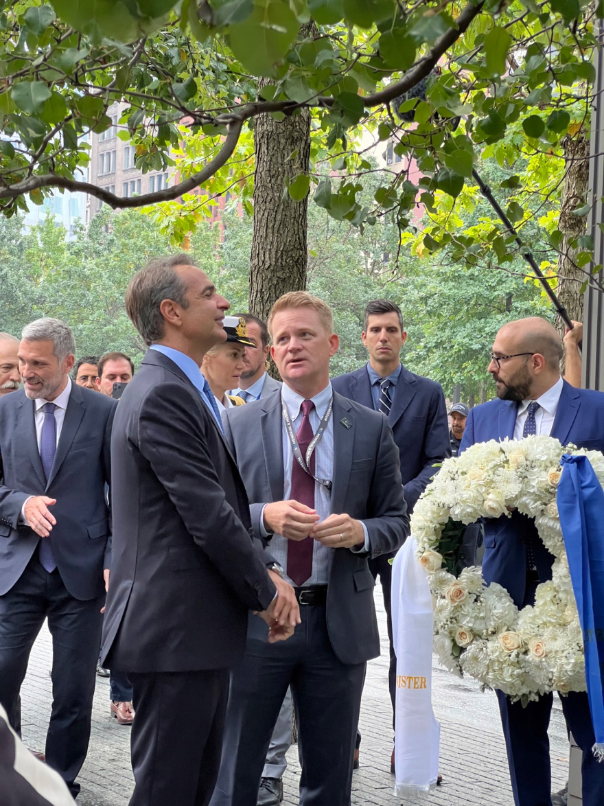 Μητσοτάκης στο Ground Zero: «Η μάχη κατά της τρομοκρατίας είναι διαρκής»