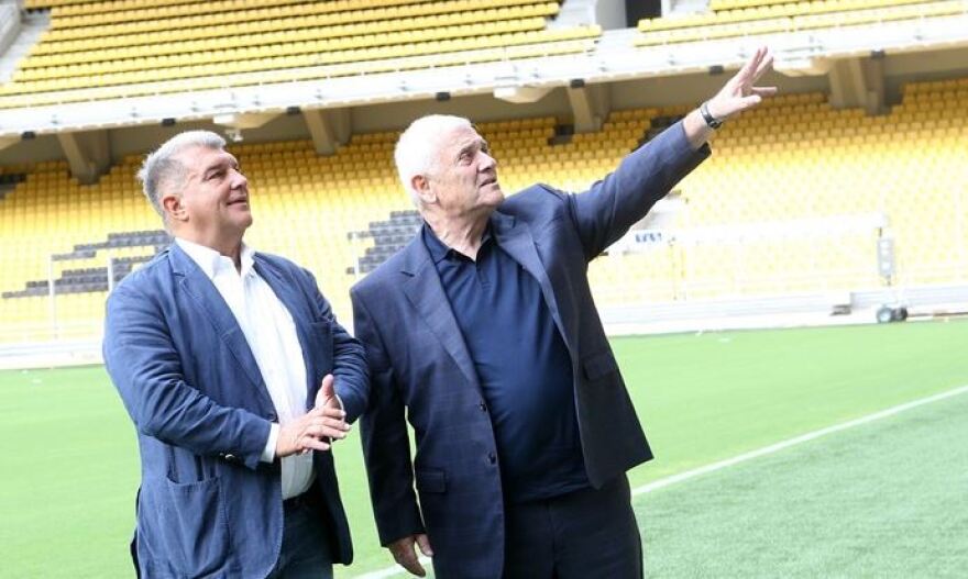 ΑΕΚ: Στην OPAP Arena ο πρόεδρος της Μπαρτσελόνα 